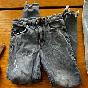 good american good waist skinny jeans size 8/29 medium blue